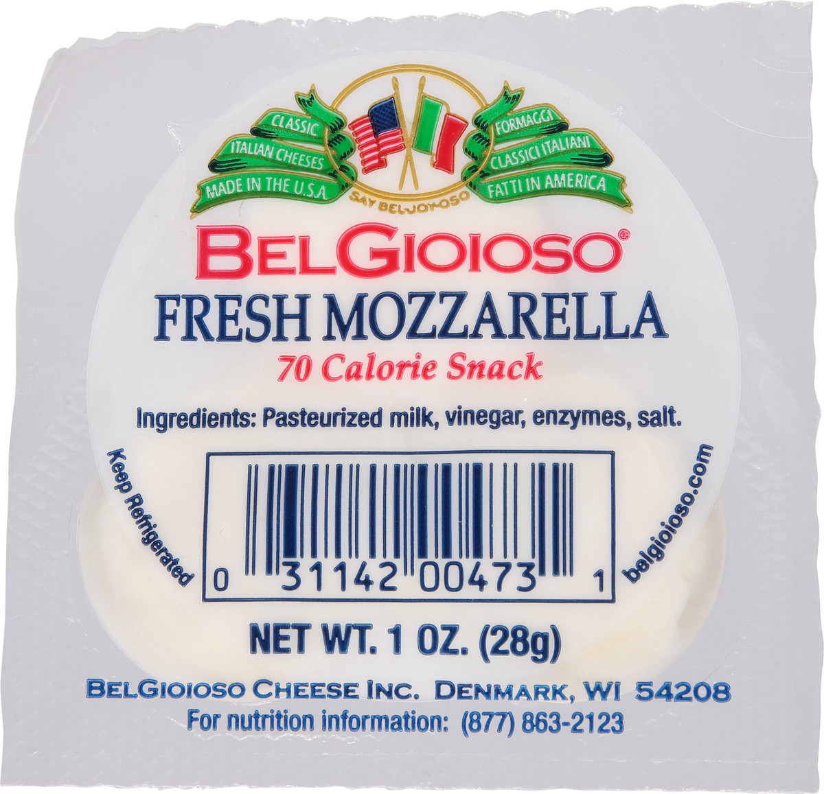 slide 2 of 11, BelGioioso Fresh Mozzarella Cheese 1 oz, 1 oz