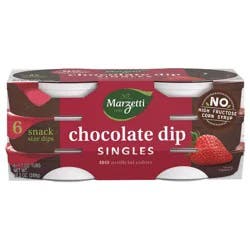 Marzetti Chocolate Fruit Dip Singles - 6-1.7 oz Tubs