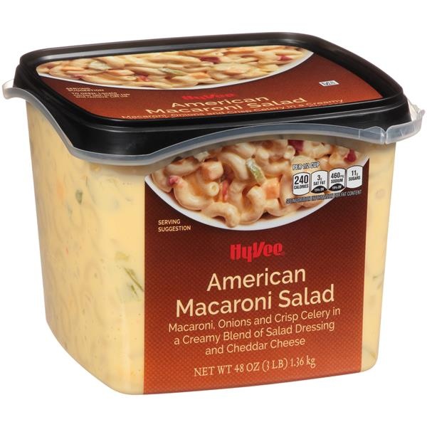 slide 1 of 1, Hy-Vee Homestyle Recipe American Macaroni Salad, 3 lb