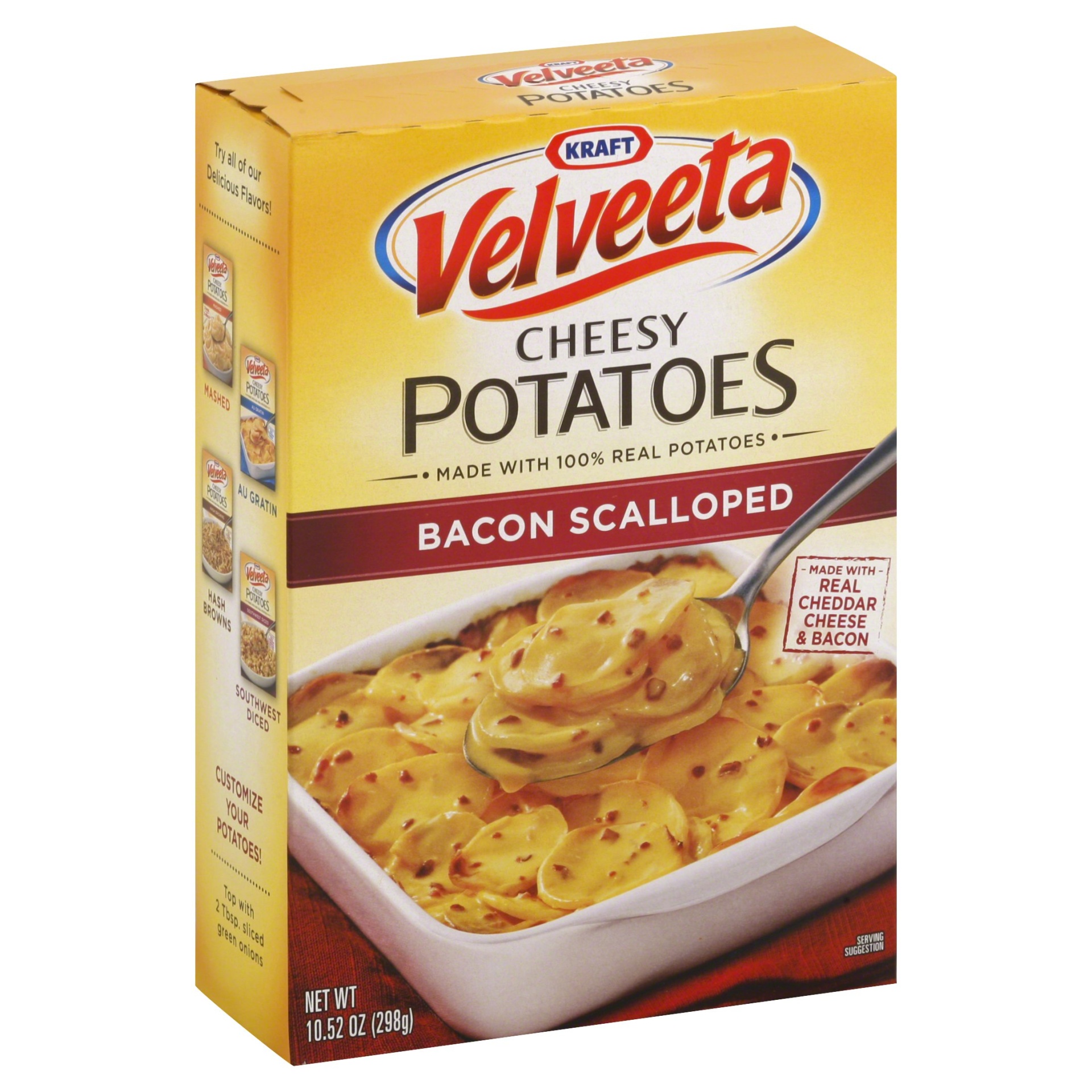 slide 1 of 1, Velveeta Cheesy Bacon Scalloped Potatoes, 10.52 oz