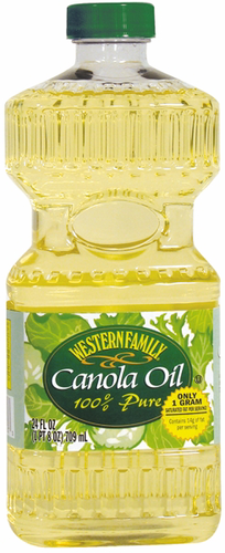 slide 1 of 1, Western Family Canola Oil, 24 oz