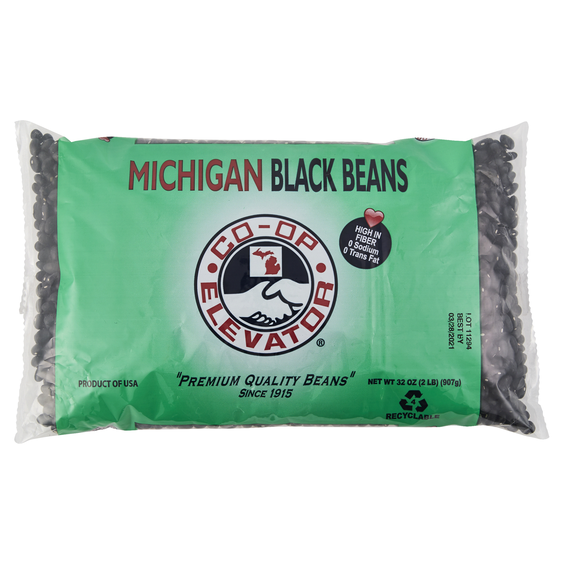 slide 1 of 5, Michigan Brand Michigan Black Beans, 32 oz