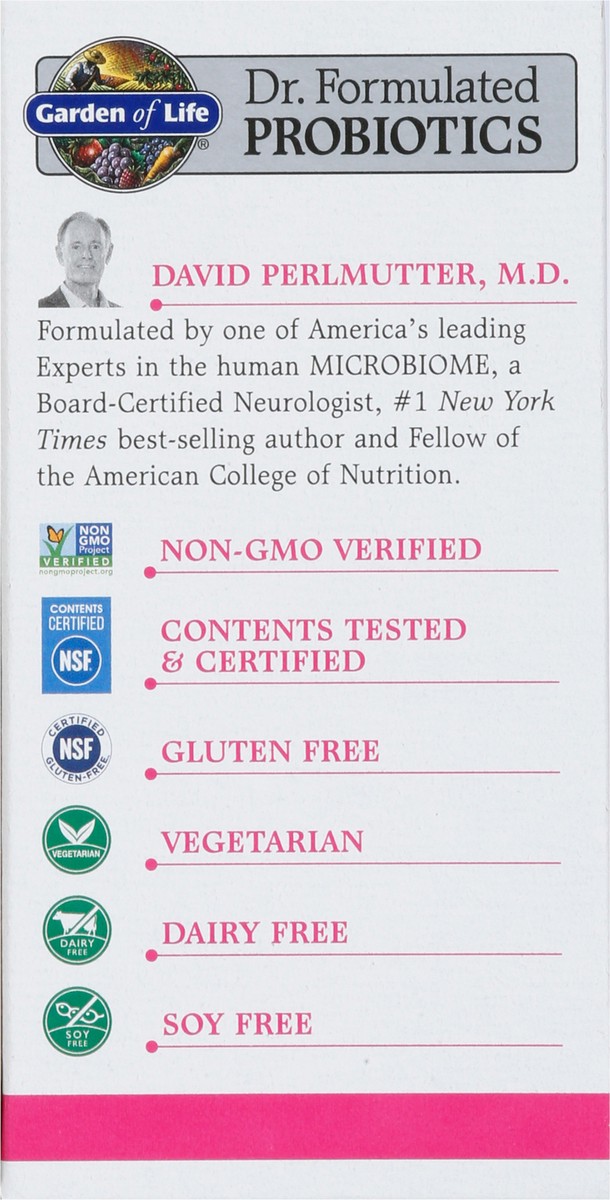 slide 8 of 9, Garden of Life Dr. Formulated Probiotics Women's Daily Care 30 Capsules, 30 ct
