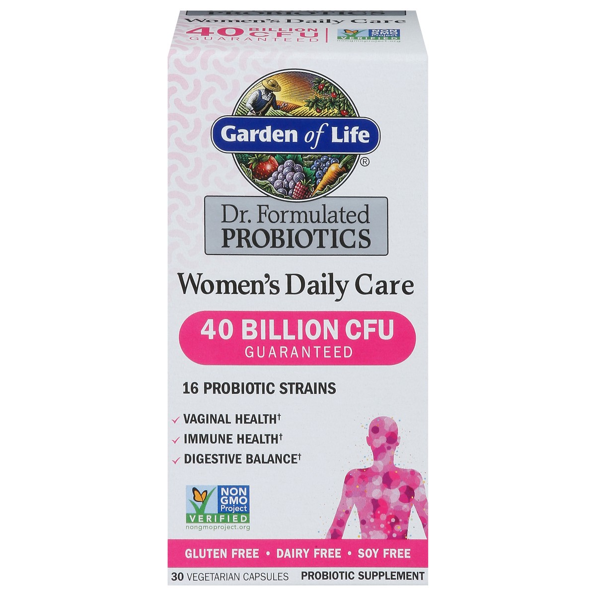 slide 1 of 9, Garden of Life Dr. Formulated Probiotics Women's Daily Care 30 Capsules, 30 ct