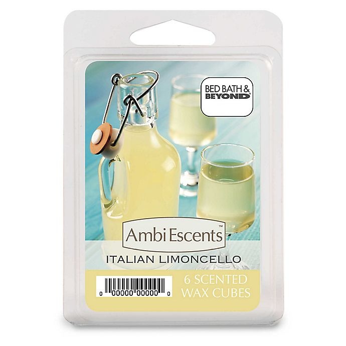 slide 1 of 1, AmbiEscents Italian Limoncello Scented Wax Cubes, 6 ct