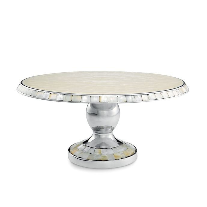 slide 1 of 1, Julia Knight Classic Cake Stand - Snow, 14 in