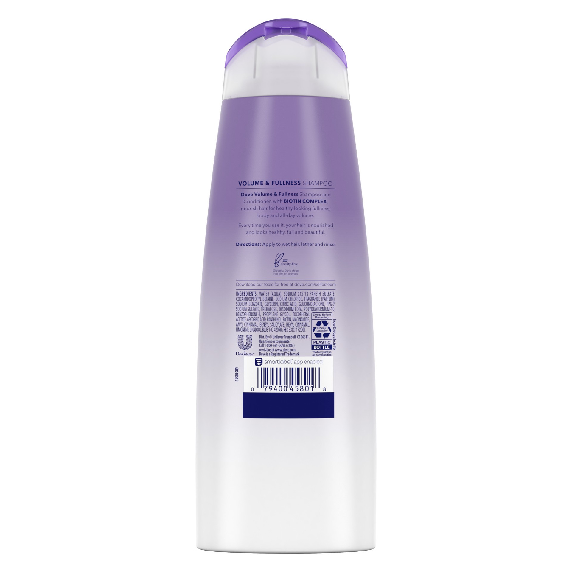 slide 2 of 6, Dove Ultra Care Shampoo Volume & Fullness, 12 fl oz, 12 fl oz