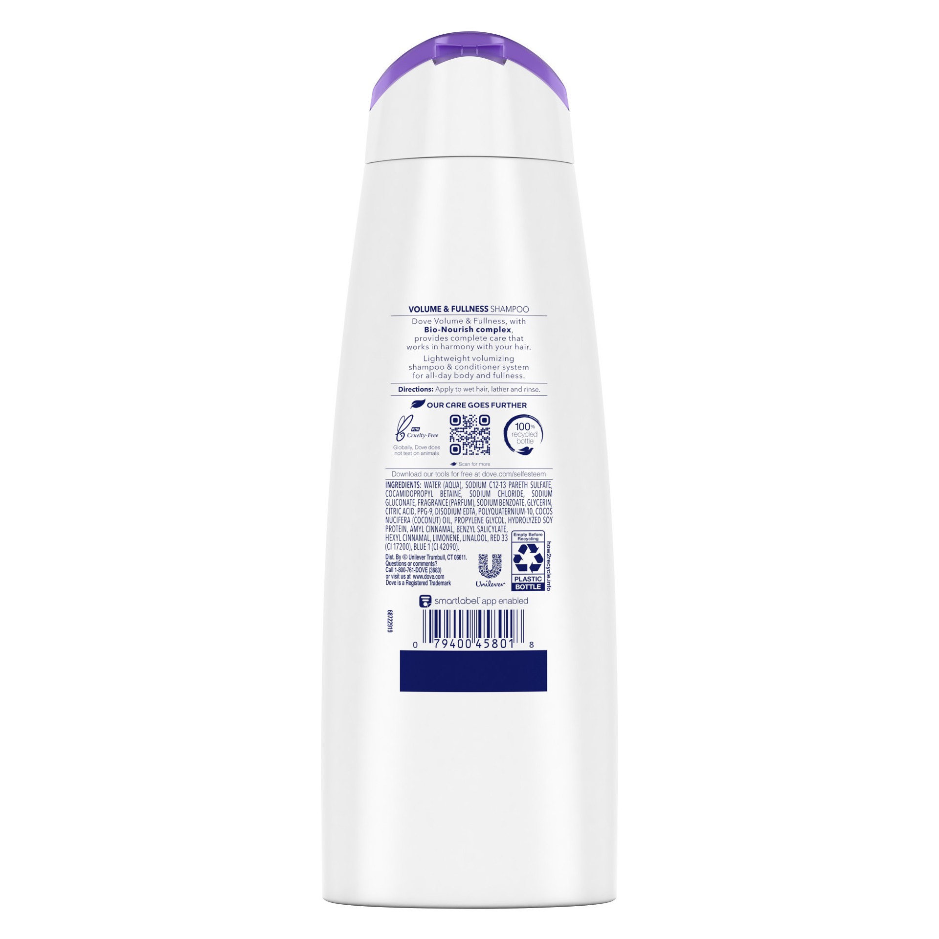 slide 3 of 6, Dove Ultra Care Shampoo Volume & Fullness, 12 fl oz, 12 fl oz