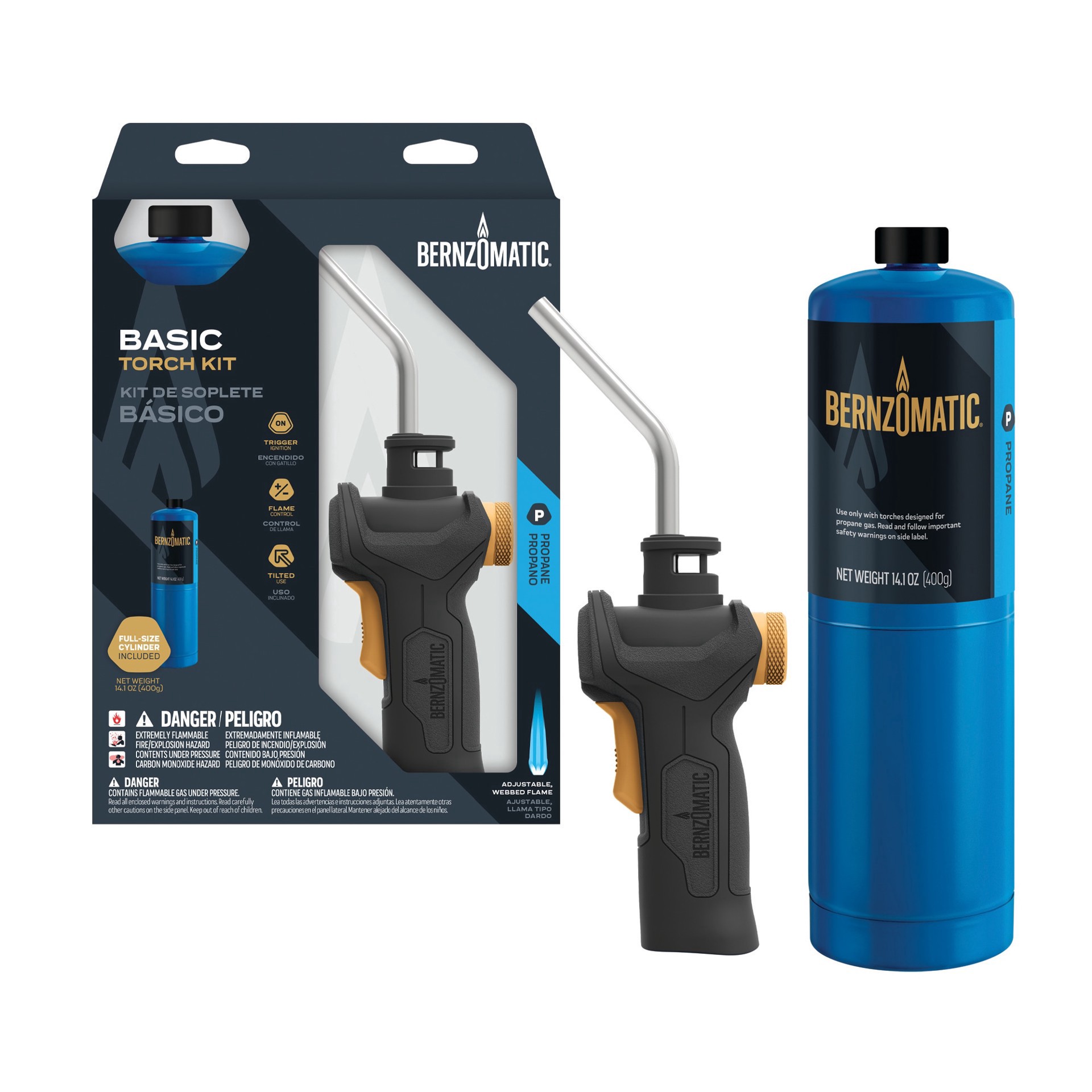 slide 5 of 6, BernzOmatic Heating Propane Torch Kit (14.1-oz), 1 ct