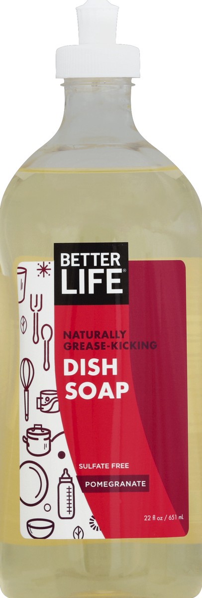 slide 2 of 2, Better Life Pomegranate Dish Soap, 22 oz