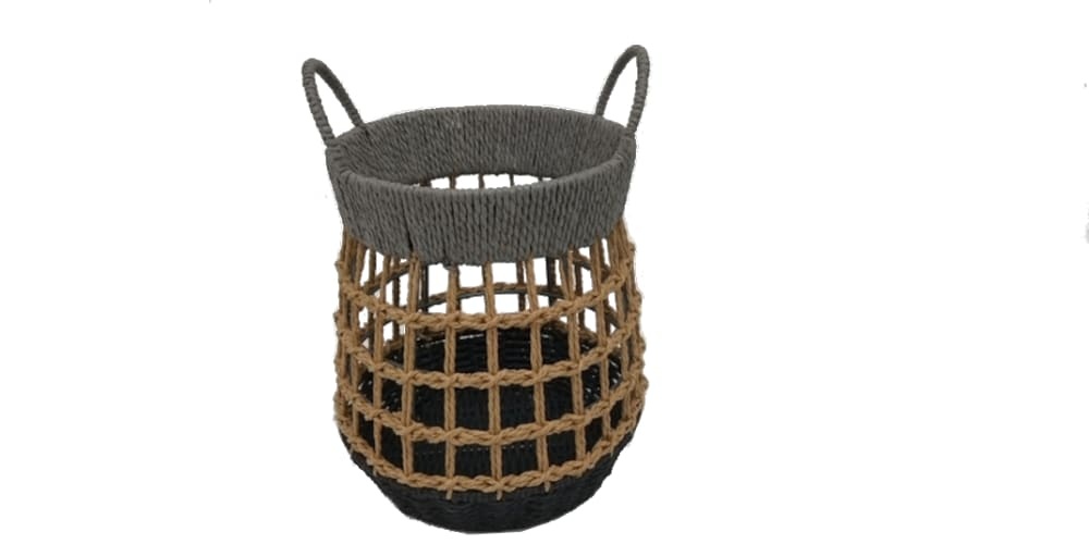 slide 1 of 1, Hd Designs Small Rope Basket, 1 ct