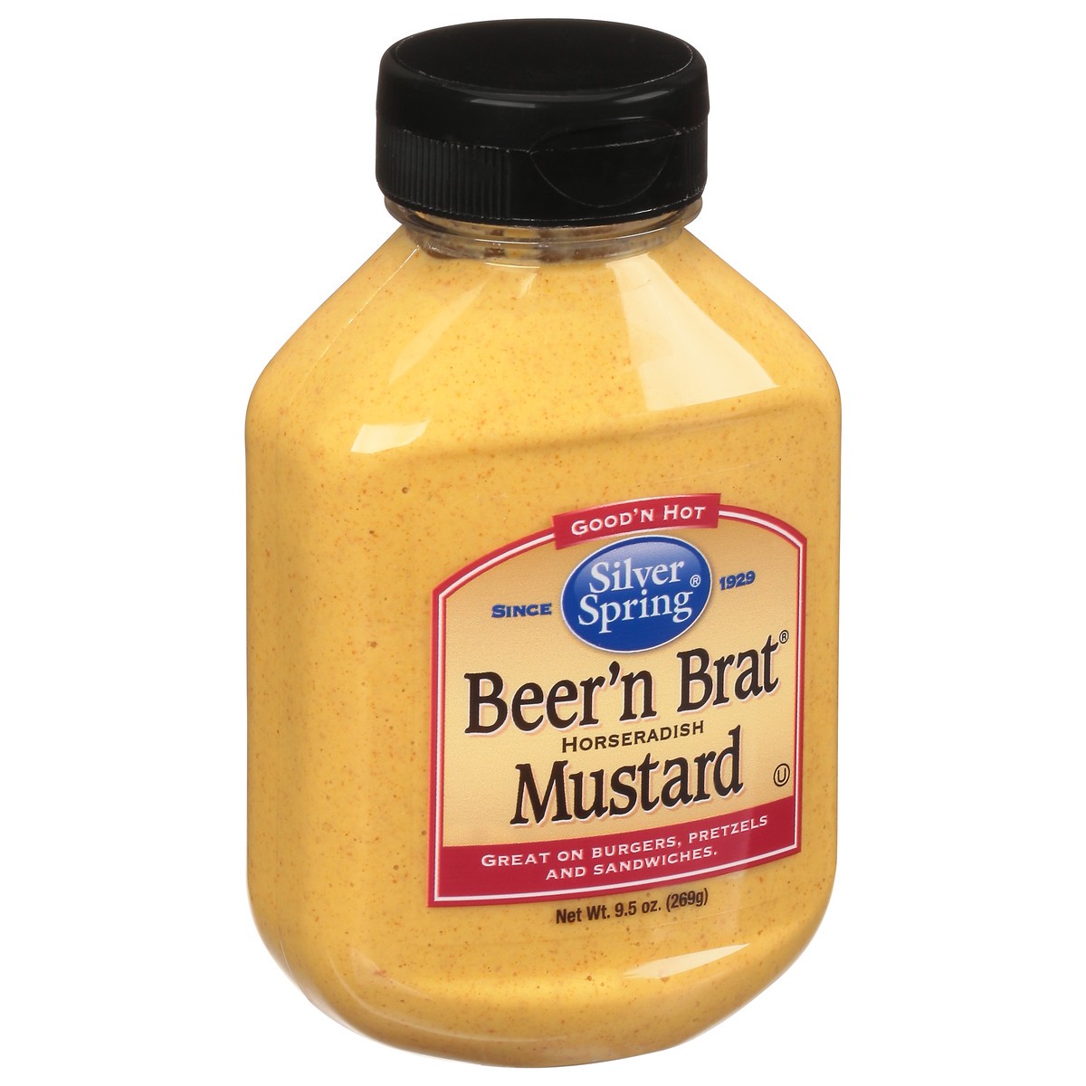 slide 2 of 9, Silver Spring Beer'n Brat Mustard 9.5 oz, 9.5 oz