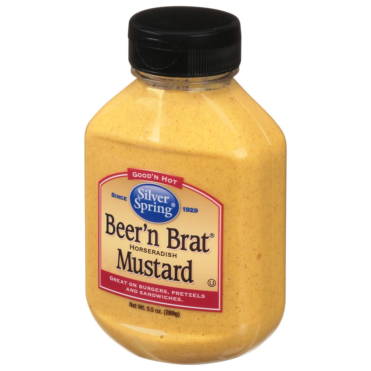 slide 3 of 9, Silver Spring Beer'n Brat Mustard 9.5 oz, 9.5 oz