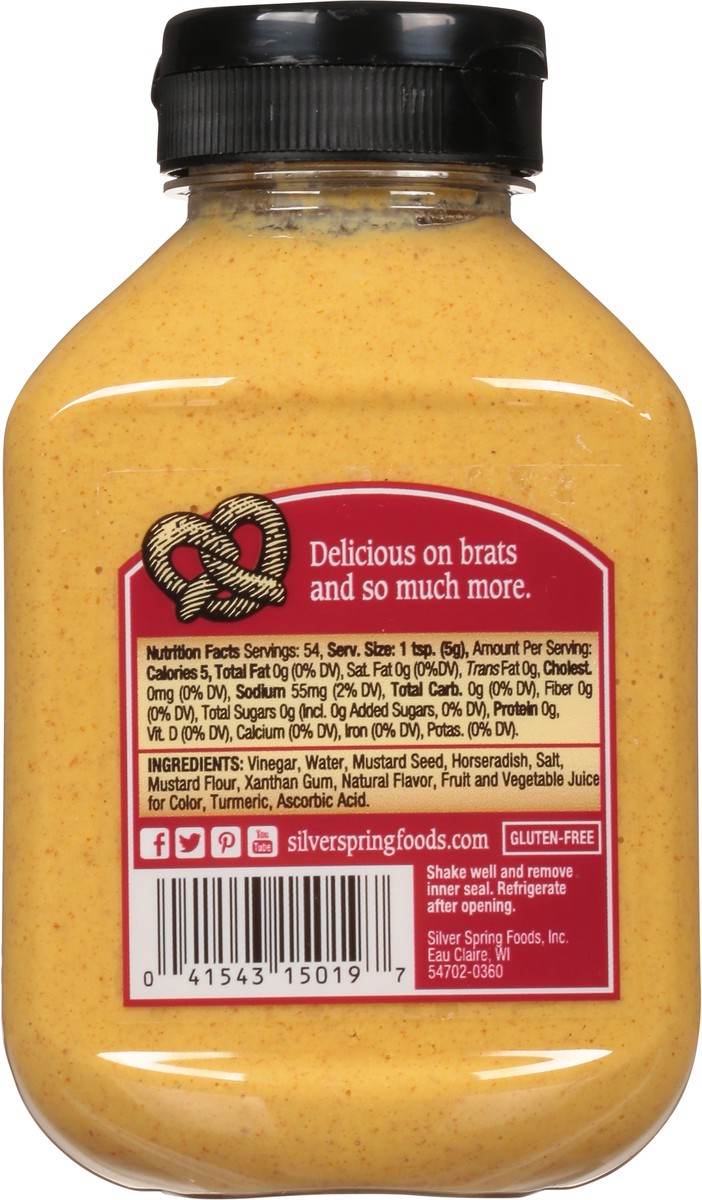 slide 5 of 9, Silver Spring Beer'n Brat Mustard 9.5 oz, 9.5 oz