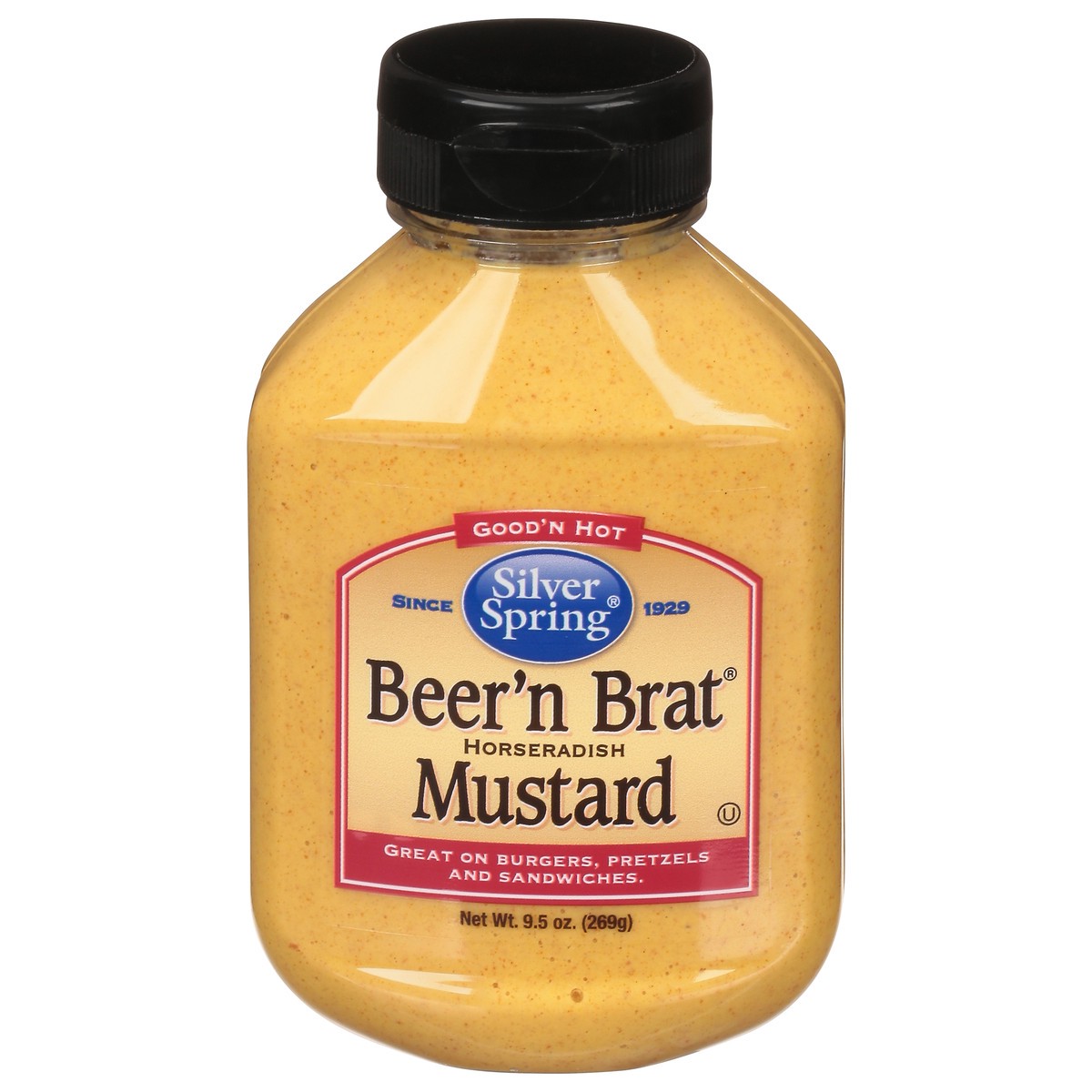 slide 1 of 9, Silver Spring Beer'n Brat Mustard 9.5 oz, 9.5 oz