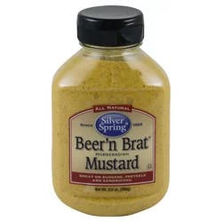 Silver Spring Beer'n Brat Horseradish Mustard 9.5 oz