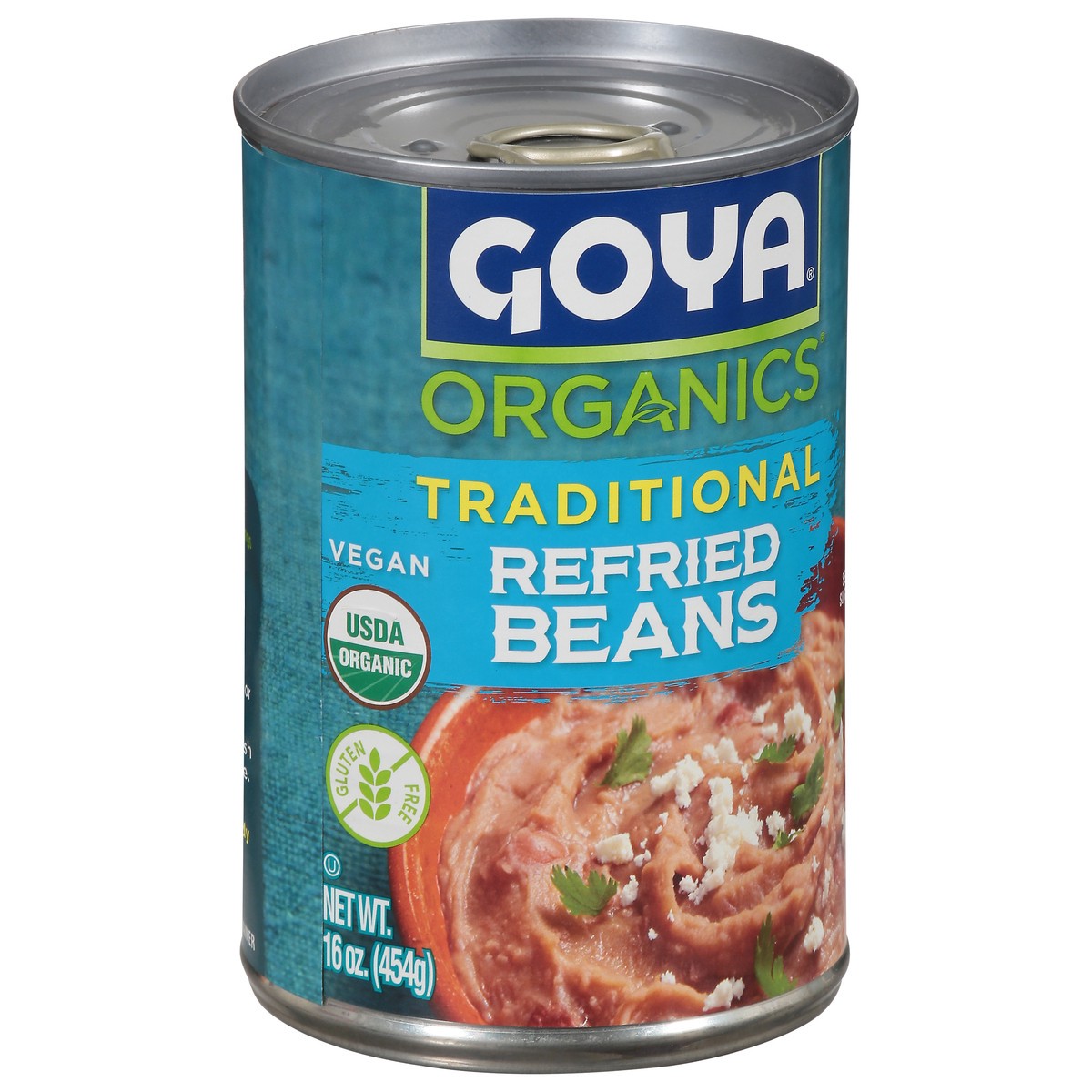 slide 5 of 9, Goya Organics Traditional Refried Beans 16 oz, 16 oz