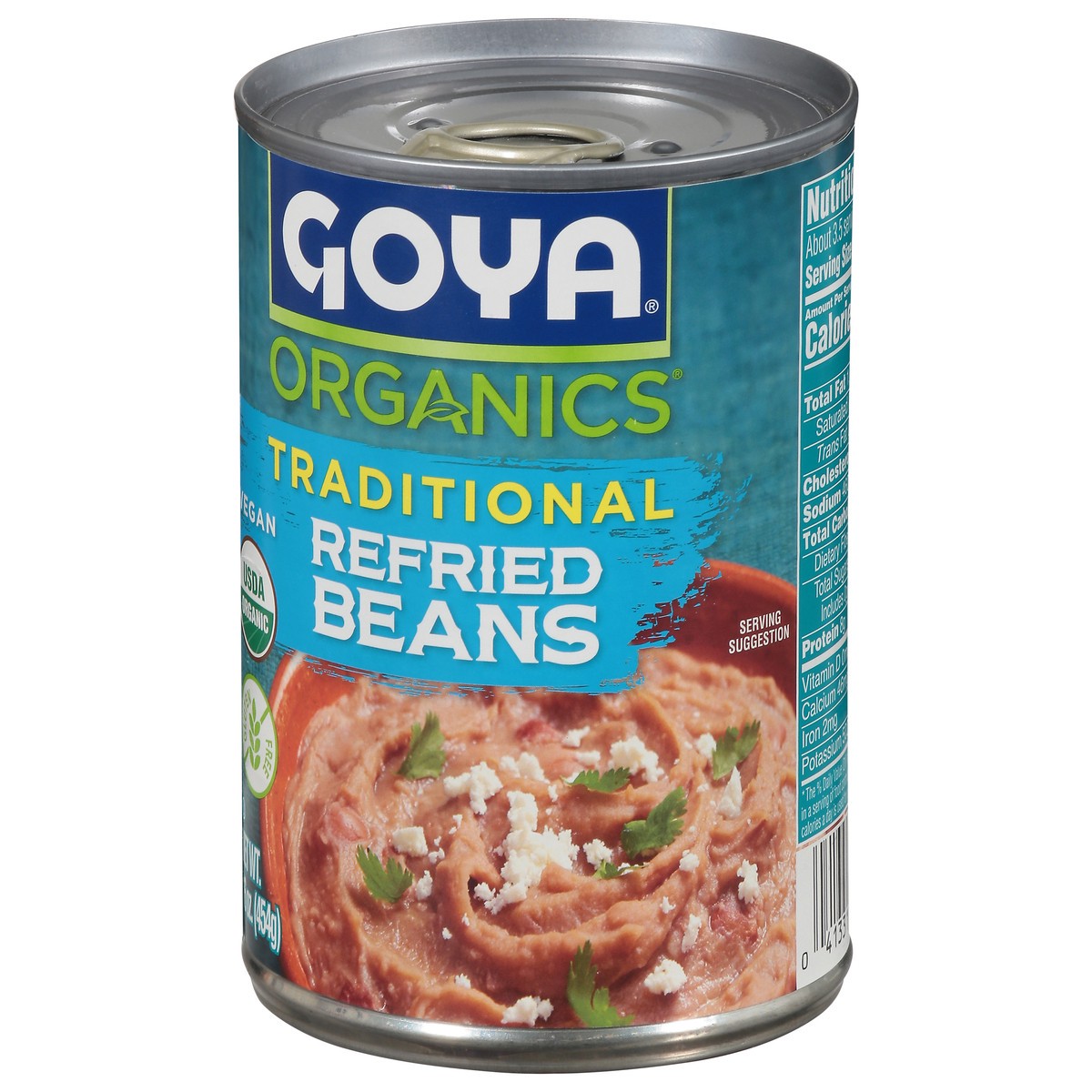 slide 2 of 9, Goya Organics Traditional Refried Beans 16 oz, 16 oz