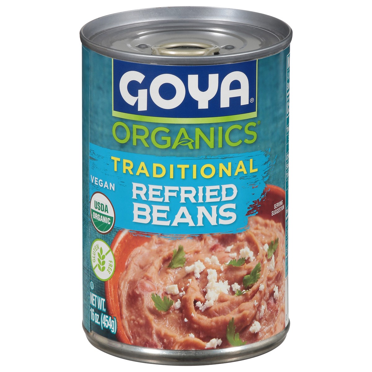 slide 1 of 9, Goya Organics Traditional Refried Beans 16 oz, 16 oz