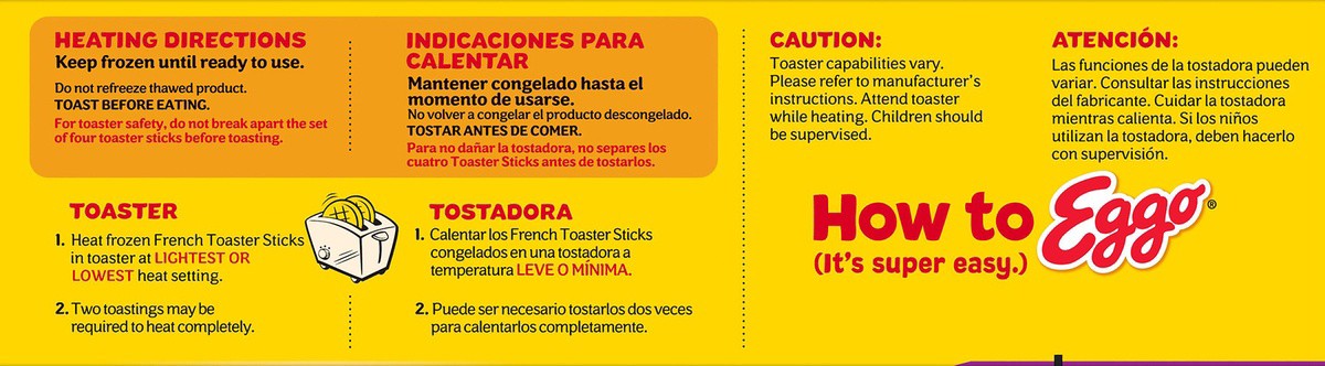 slide 3 of 8, Eggo Frozen French Toaster Sticks Cinnamon, 32 ct