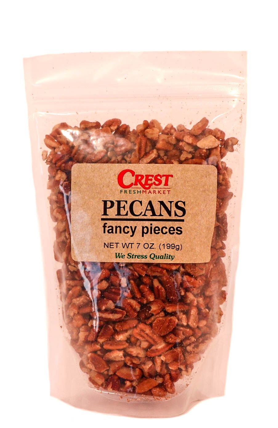 slide 1 of 1, Crest Pecan Pieces, 7 oz