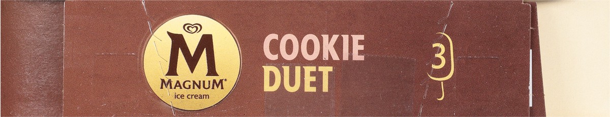 slide 3 of 9, Magnum Ice Cream Bars Cookie Duet 8.62 oz, 3 ct