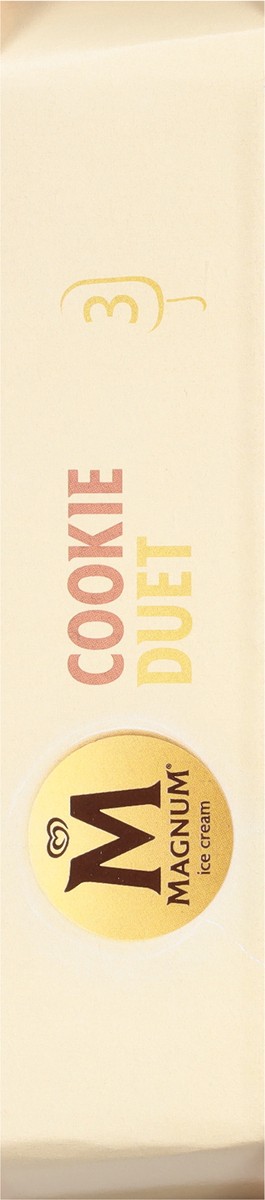 slide 5 of 9, Magnum Ice Cream Bars Cookie Duet 8.62 oz, 3 ct
