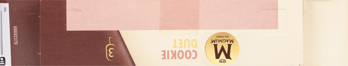 slide 8 of 9, Magnum Ice Cream Bars Cookie Duet 8.62 oz, 3 ct