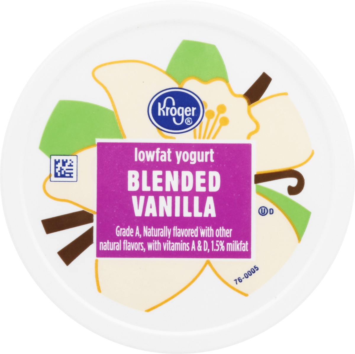 slide 6 of 11, Kroger Vanilla Blended Low Fat Yogurt, 32 oz