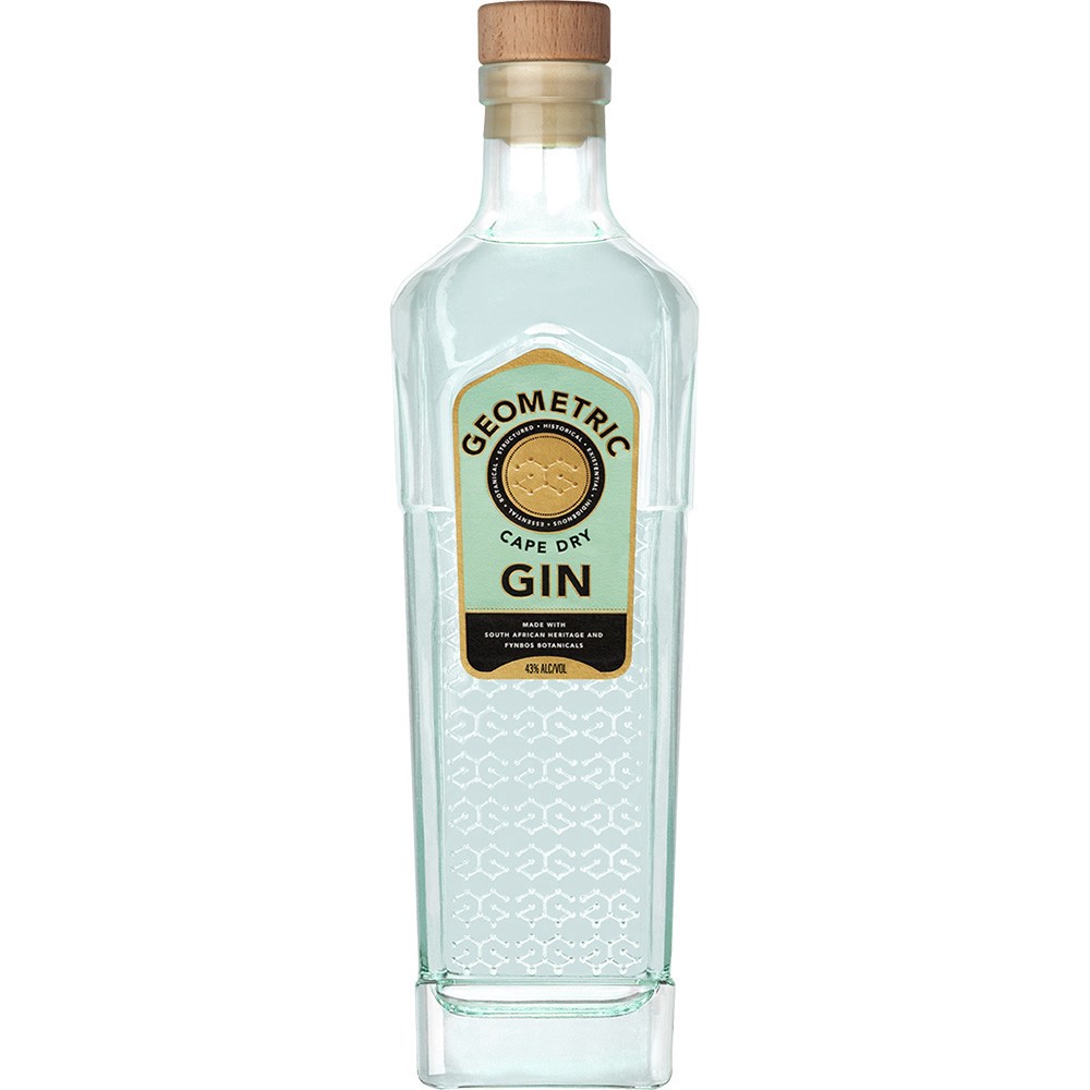 slide 1 of 1, Geometric Gin Geometric Cape Dry Gin, 750 ml