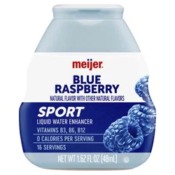 Meijer Blue Raspberry Liquid Water Enhancer, 1.62 Oz