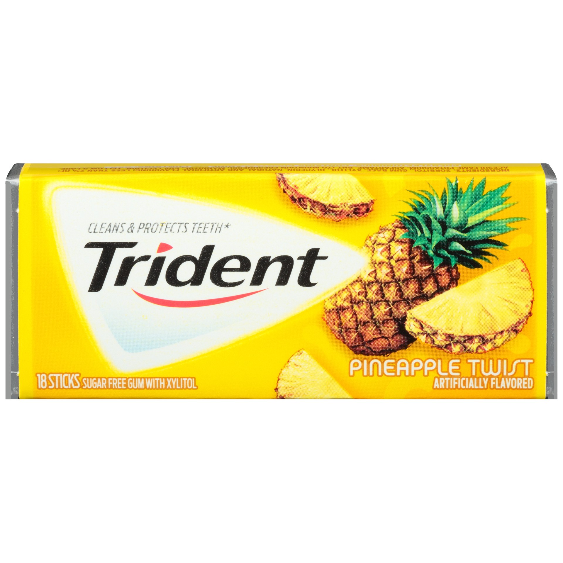 slide 1 of 5, 18Pc Trident Pineapple Twist, 0.07 lb