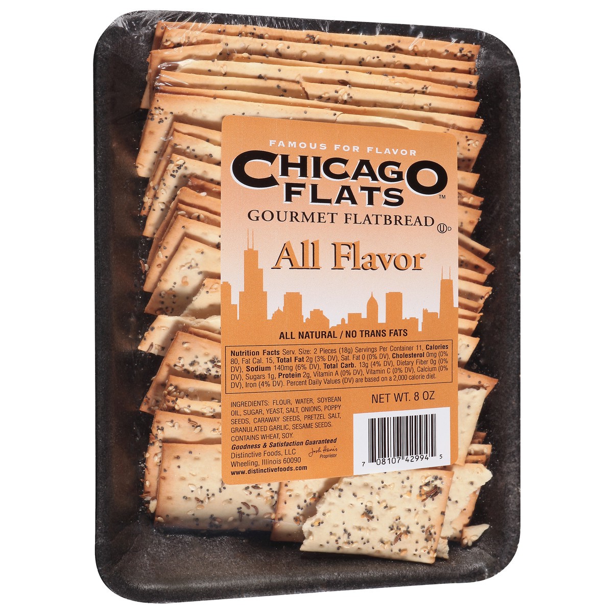 slide 8 of 9, Chicago Flats All Flavor Crackers, 8 oz