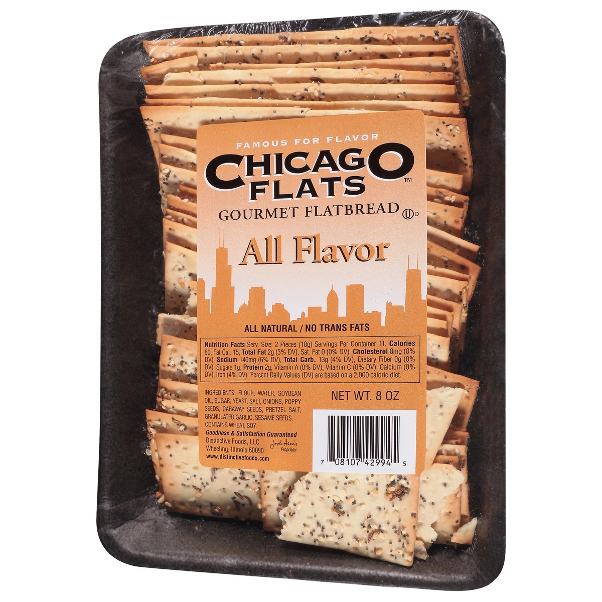 slide 9 of 9, Chicago Flats All Flavor Crackers, 8 oz