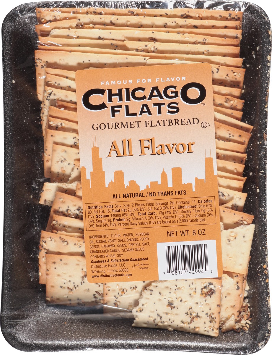 slide 7 of 9, Chicago Flats All Flavor Crackers, 8 oz