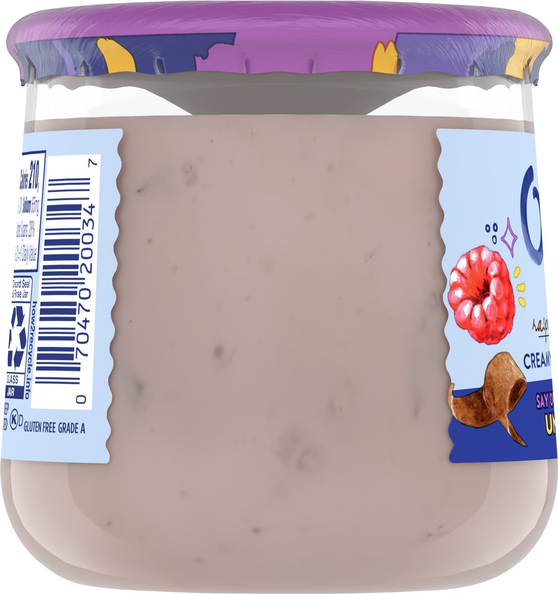 slide 5 of 9, Oui by Yoplait Raspberry Chocolate Chip French Style Yogurt, 5 OZ, 5 oz