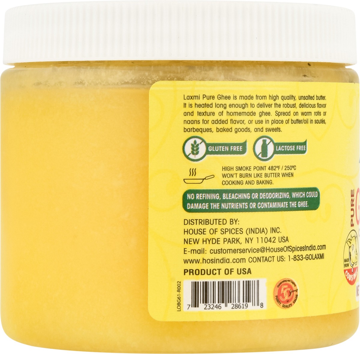 slide 3 of 13, Laxmi Pure Ghee 14 oz, 14 oz