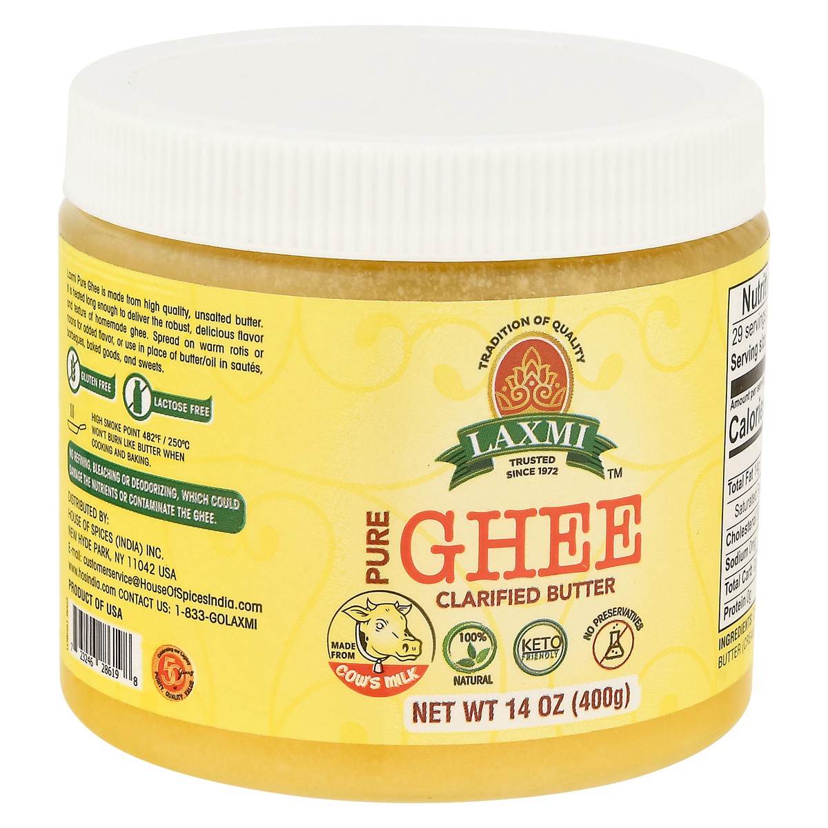 slide 9 of 13, Laxmi Pure Ghee 14 oz, 14 oz