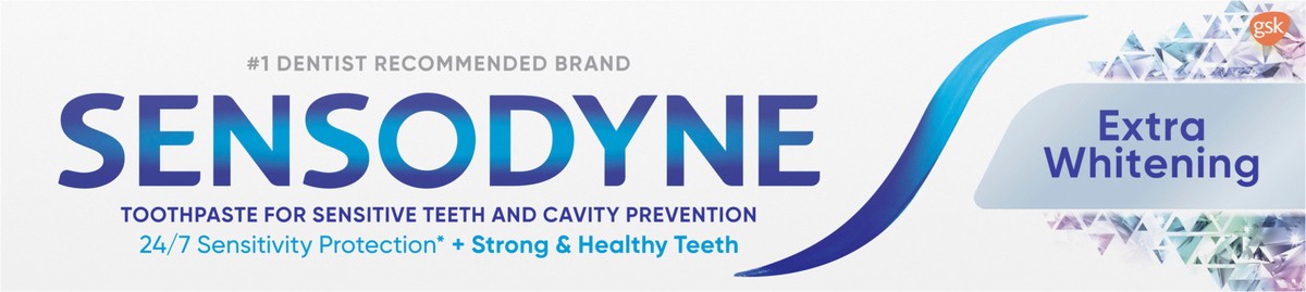 slide 9 of 9, Sensodyne Extra Whitening Toothpaste - 2pk/4oz, 8 oz