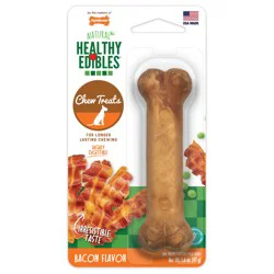 Nylabone Healthy Edibles All-Natural Long Lasting Bacon Chew Treats Small/Regular - Up to 25 lb (1 count)