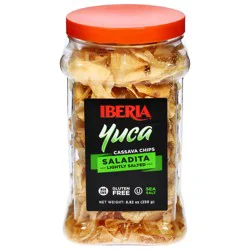 Iberia Lightly Salted Yuca Cassava Chips 8.82 oz