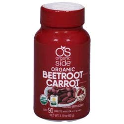 Organic Side Organic Beetroot Carrot Tablets