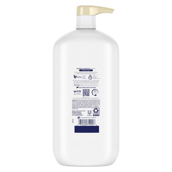 slide 22 of 22, Dove Ultra Care Shampoo Coconut & Hydration, 31 oz, 31 oz