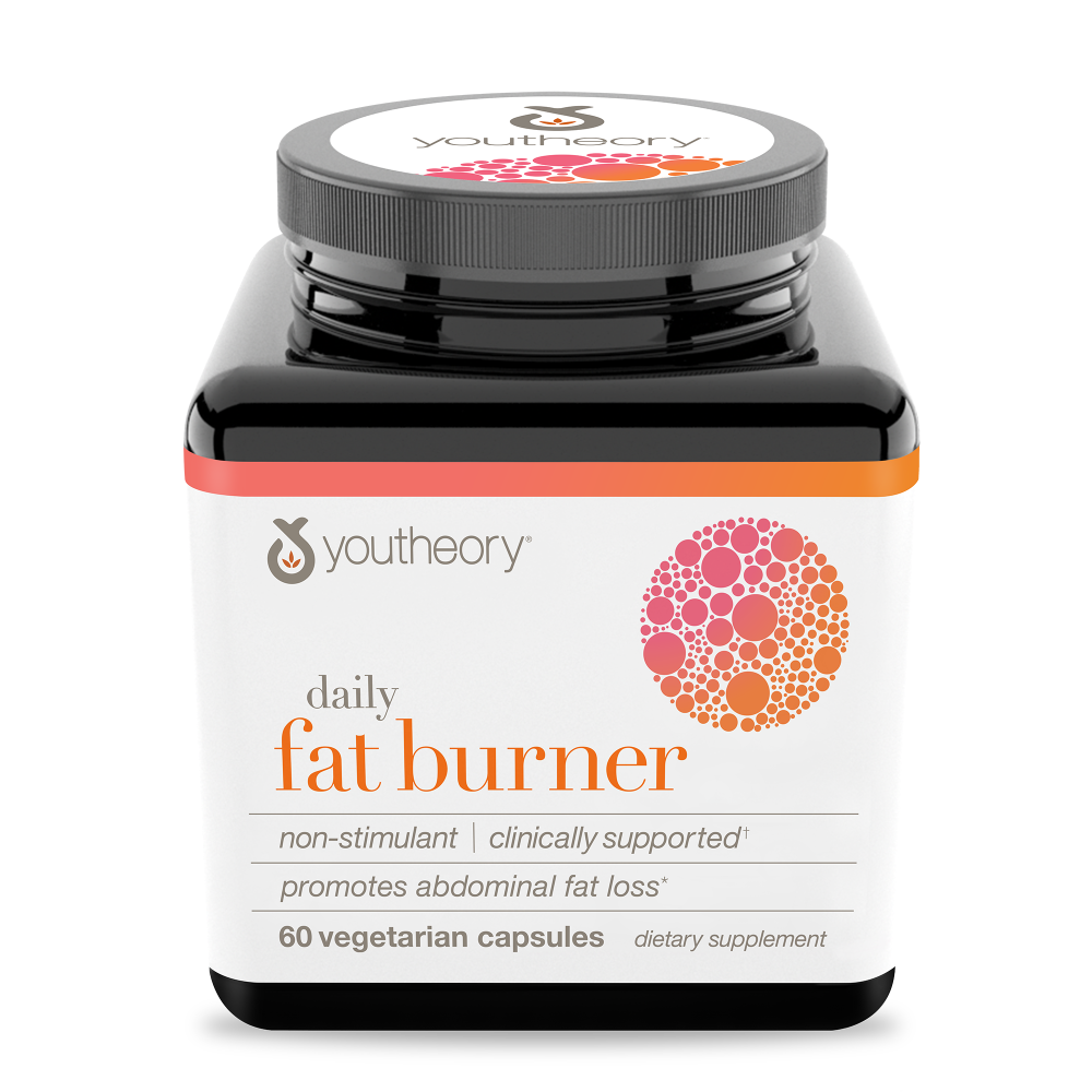 slide 2 of 4, youtheory Daily Fat Burner Vegetarian Capsules, 60 ct