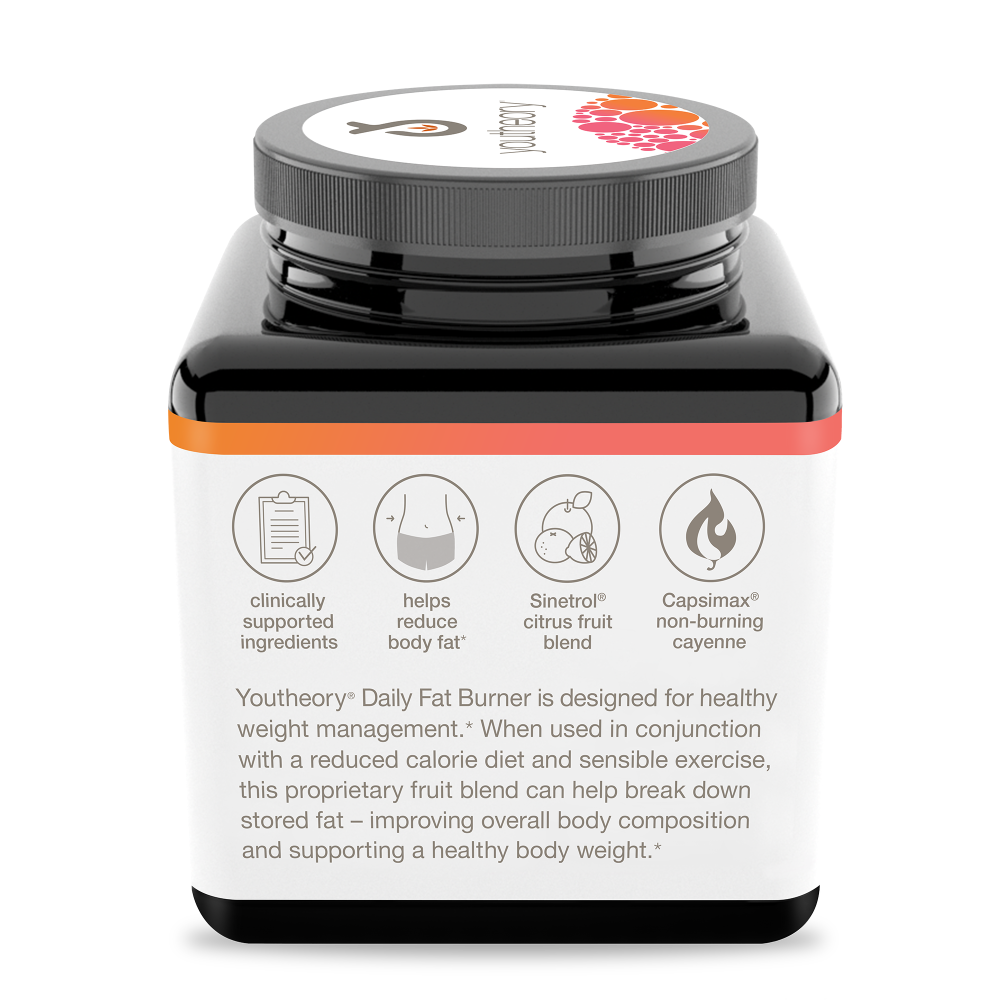 slide 3 of 4, youtheory Daily Fat Burner Vegetarian Capsules, 60 ct