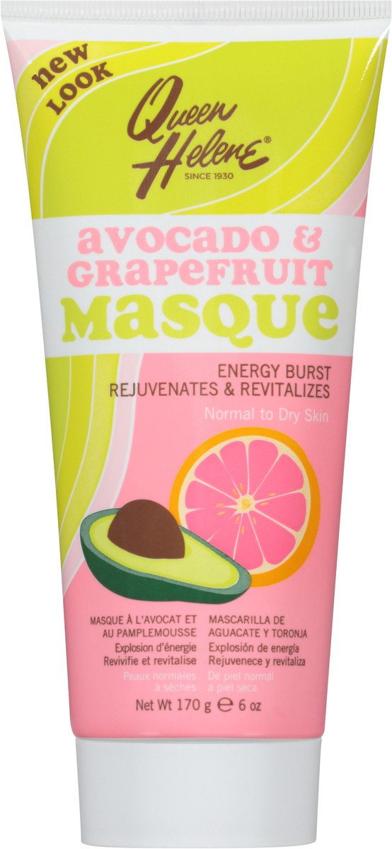 slide 9 of 12, Queen Helene Avocado & Grapefruit Masque 6 oz. Tube, 6 oz