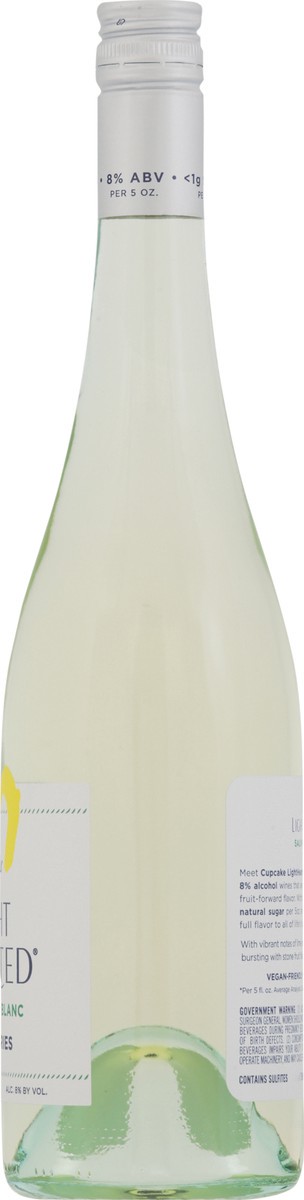slide 8 of 9, Cupcake LightHearted Sauvignon Blanc White Wine - 750ml, 2020 California, 1 ct