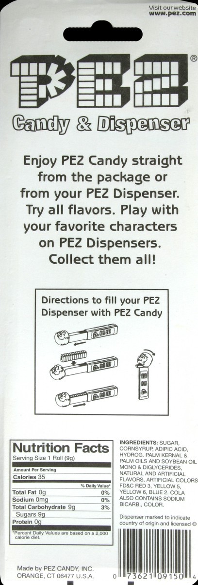 slide 3 of 3, PEZ Candy & Dispenser 0.87 oz, 0.87 oz
