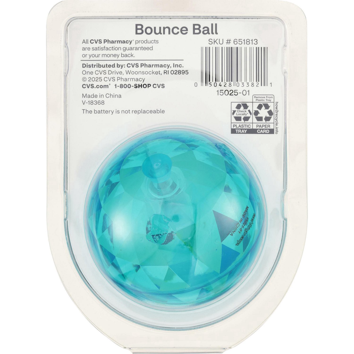 slide 9 of 11, Merry Brite Light Up Bounce Ball, Assorted Characters, 1 ct