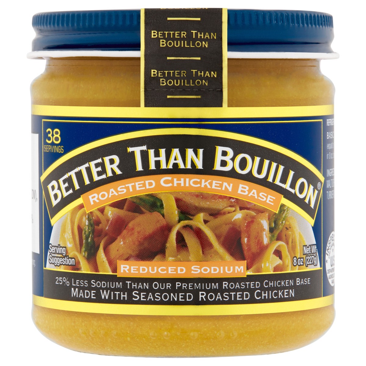 slide 4 of 8, Better Than Bouillon Reduced Sodium Roasted Chicken Base, 8 oz